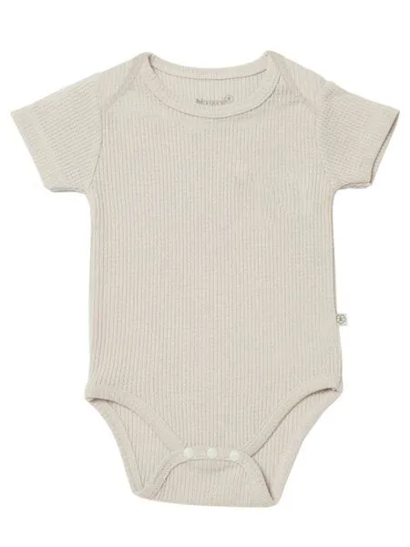 Biorganic Biorganic Kurzarmbody Waffle (3er Pack) Mehrfarbig Unisex, Baby Body GOTS-zertifiziert, Mehrfarbig, – Produktbild 3 von 3