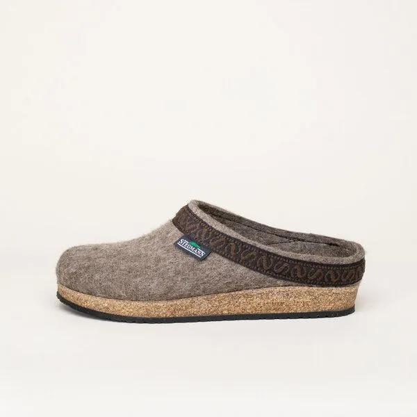 Stegmann Stegmann Wollfilz-Pantoffel Unisex 108, Braun, – Produktbild 8 von 8