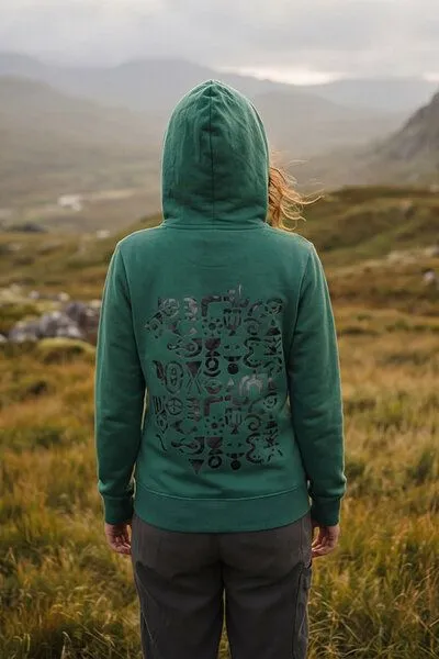 KOKOworld KOKOworld Kapuzenjacke Goa-Zip, Teal sun&soil (petrol), – Produktbild 1 von 4