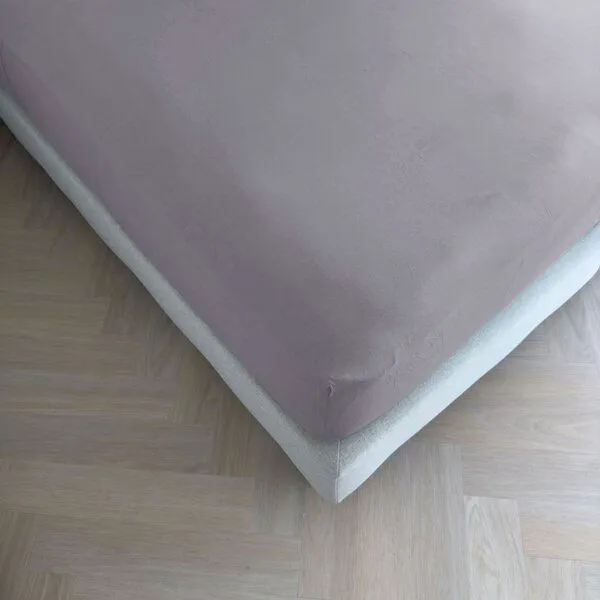 Kayori Kayori Emma Spannbettlaken Baumwollsatin, Flieder, – Produktbild 1 von 4