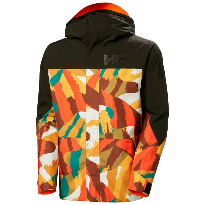 Helly Hansen Wasserdichte Skijacke Helly Hansen Ullr D Graphic, Orange, – Produktbild 1 von 1