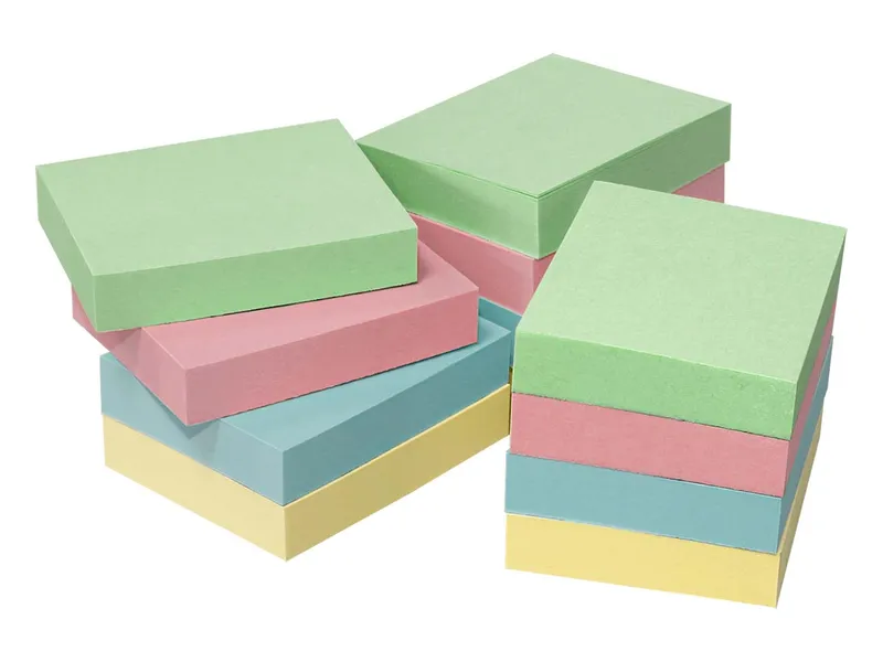 Info Info Haftnotizen 50 x 40 mm, farbig sortiert, 12 Blöcke – Produktbild 1 von 1