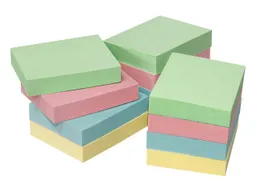 Info Info Haftnotizen 50 x 40 mm, farbig sortiert, 12 Blöcke – Produktbild 1 von 1