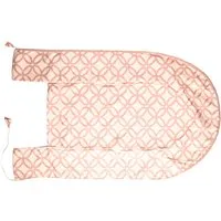 HANS NATUR Babynest Bezug Bio-Baumwolle, Maße 105 x 55 cm Blume rosè, Rosa, – Produktbild 1 von 1