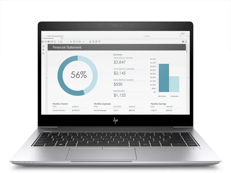 Hewlett Packard HP Laptop ELITEBOOK 840 G5 mit 512GB SSD, 16GB, refurb., 2. Wahl, silver – Produktbild 1 von 1