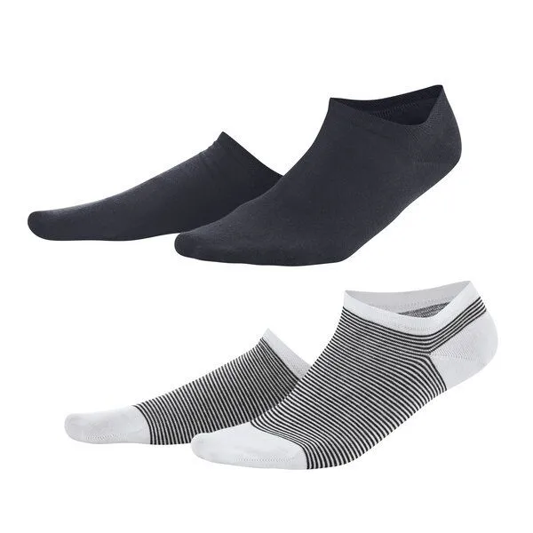 Living Crafts Living Crafts Sneaker-Socken, 2er-Pack - ABBY, Navy/white, – Produktbild 1 von 2