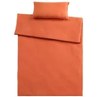 Bettwäsche "Single Jersey" aus Bio-Baumwolle 40 x 80 cm,/135 x 200 cm, chili – Produktbild 1 von 1