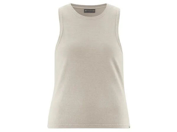 HempAge HempAge Crop Top Hanf/Biobaumwolle, Distel(beige), – Produktbild 3 von 4