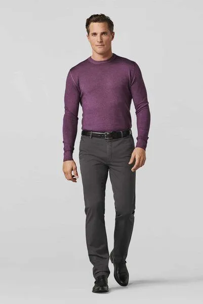 Meyer MEYER Soft Cotton Chino, Grau (anthrazit), – Produktbild 3 von 5