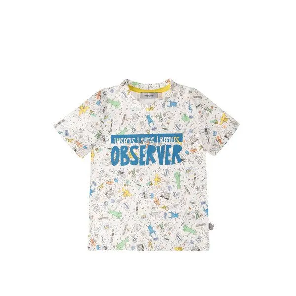 Marraine Kids Marraine Kids T-Shirt aus Bio Baumwolle mit Alloverdruck, Bunt, – Produktbild 1 von 3