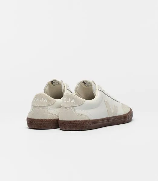 Veja Veja Herren-Sneaker Volley OT Leather White Natural Bark – Produktbild 2 von 3