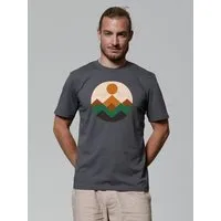 watapparel watapparel T-Shirt Unisex Geometric Landscape 2, Anthracite, – Produktbild 1 von 1
