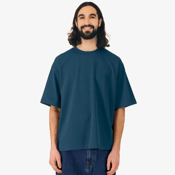 YTWOO YTWOO Heavy Weight Boxy T-Shirt, Deep teal, – Produktbild 1 von 3