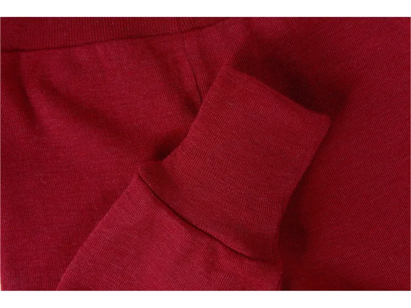 Engel natur Engel Natur Baby Hose mit Nabelbund Bio-Merinowolle melange-rot Gr.50/56, Rot, – Produktbild 2 von 2