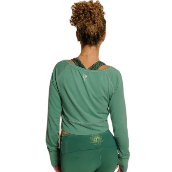 The Spirit of OM The Spirit of OM Yoga Longsleeve, Green, – Produktbild 2 von 3