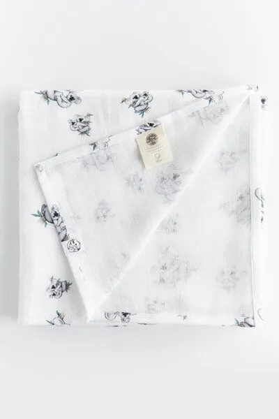 Hello Mama Hello Mama Bio Mulltuch Koala 120cm x 120cm – Produktbild 4 von 4
