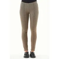 ORGANICATION ORGANICATION Damen vegan Hose Bio-Baumwollmischung Schwarz Kamel – Produktbild 1 von 1