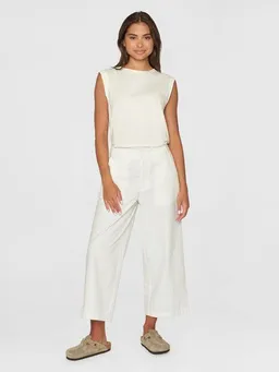 KnowledgeCotton Apparel KnowledgeCotton Apparel Damen "POSEY MID RISE SLUB CROPPED HOSE" - aus Biobaumwolle – Produktbild 1 von 1