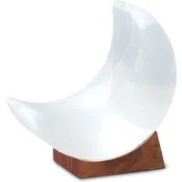 Wagner Life Design Salzkristalllampe mit USB-Anschluss Mond "White Line" Höhe ca. 12,5 cm – Produktbild 1 von 1