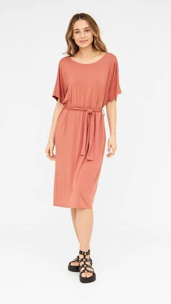 WiDDA berlin WiDDA berlin Wickelkleid ANNA Apricot aus ECOVERO® Jersey – Produktbild 2 von 3