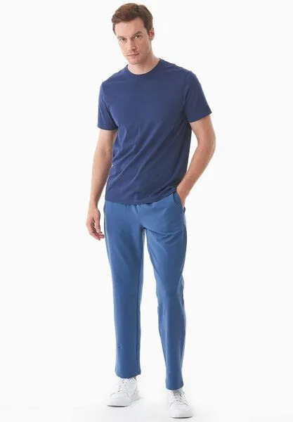 ORGANICATION ORGANICATION POYRAZ | Leichte Sweathose aus Bio-Baumwolle, Light navy, – Produktbild 1 von 4