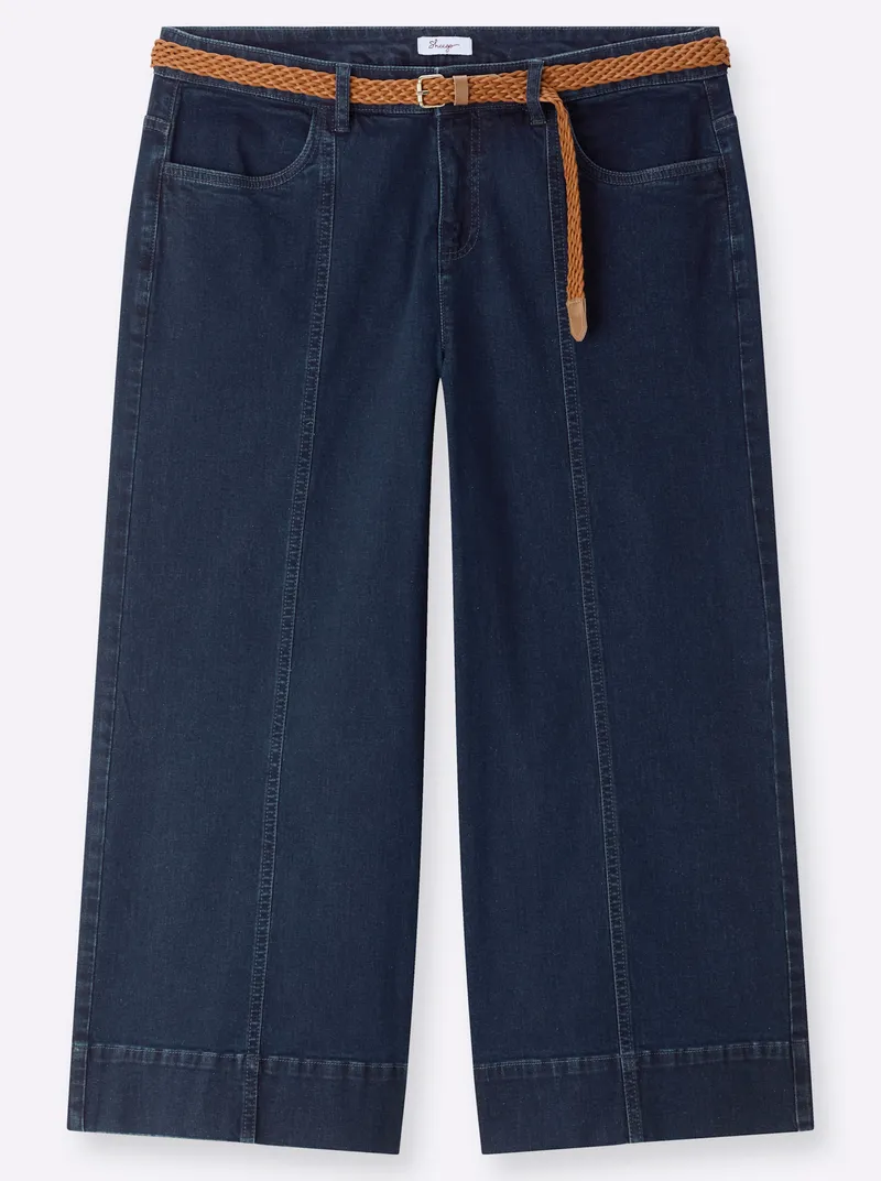 sheego Jeans dark blue used, Dark blue used, – Produktbild 1 von 2