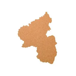 Kork-Deko Kork-Deko Rheinland-Pfalz als Pinnwand aus Kork "Corkworld" XXL ca. 80x50 cm | RLP – Produktbild 1 von 1