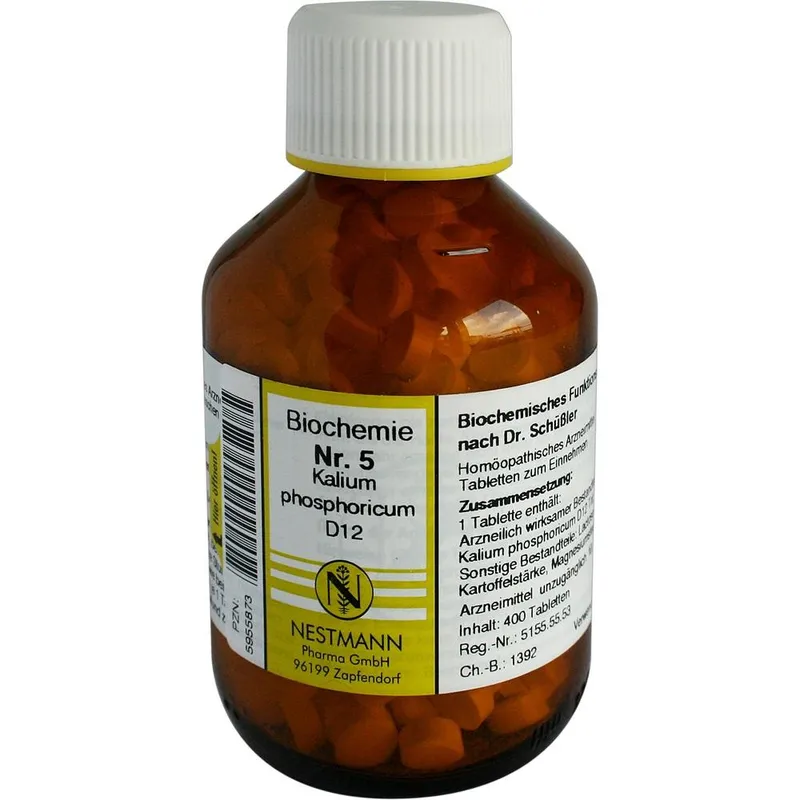 Nestmann Pharma BIOCHEMIE 5 Kalium phosphoricum D 12 400 St Tabletten – Produktbild 1 von 1
