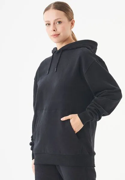 ORGANICATION ORGANICATION ESSENTIALS-HALKI-Unisex Soft Touch Hoodie aus Bio-Baumwolle, Black, – Produktbild 3 von 3