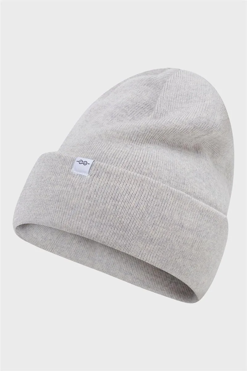 Klitmøller Fine Rib Beanie Merinowolle, Burgundy, – Produktbild 2 von 2