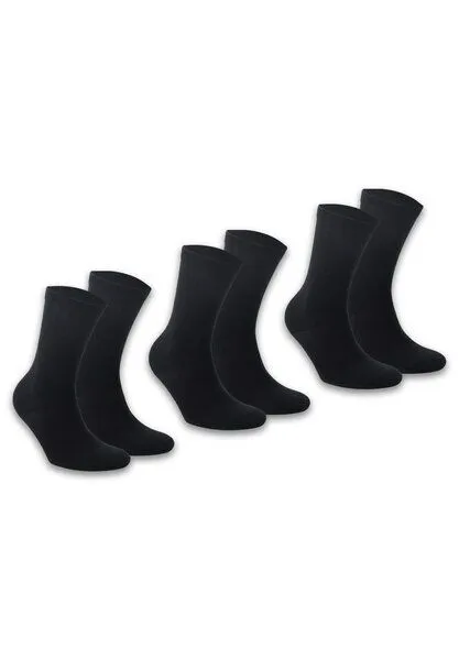 ORGANICATION ORGANICATION SUCCOT | Unisex Socken aus Bio-Baumwoll-Mix im 3er-Pack, Black, – Produktbild 1 von 2