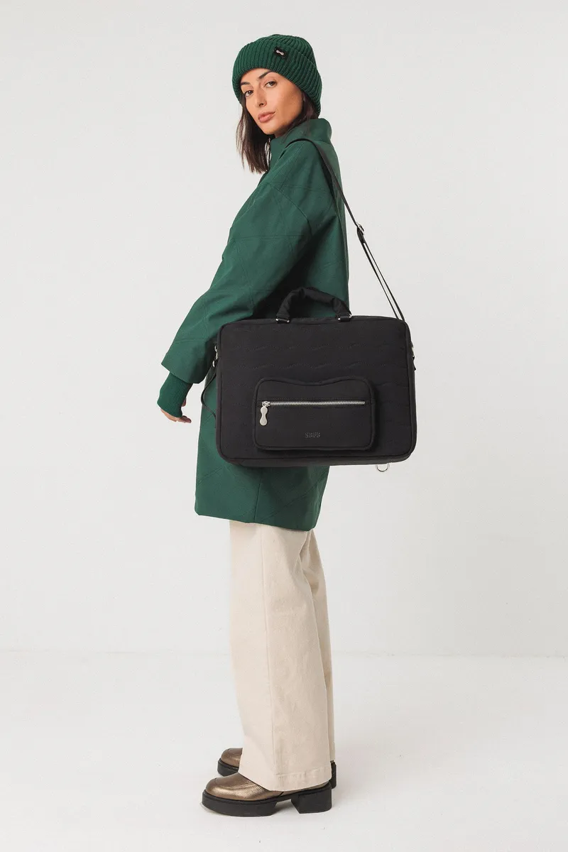 SKFK SKFK Damen vegan Tasche Cistella Multifunktion, Schwarz, – Produktbild 2 von 2