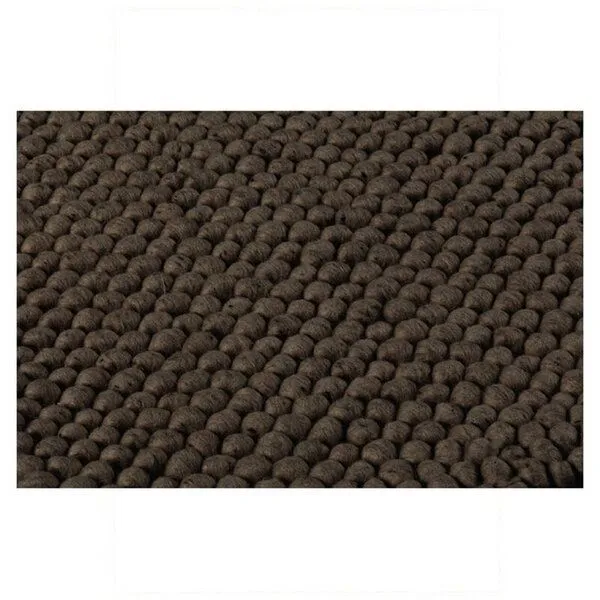 Prolana Prolana Handgefertigter Flachgewebe-Teppich "Loop" aus Wolle, Braun, – Produktbild 2 von 4