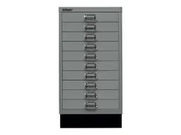 Bisley Bisley Schubladenschrank "MultiDrawer" DIN A3 mit 10 Schubladen silber – Produktbild 1 von 1