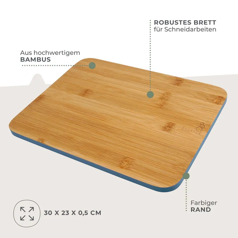 Fackelmann Fackelmann Schneidebrett Balance, 30x23cm, Bambus – Produktbild 1 von 3