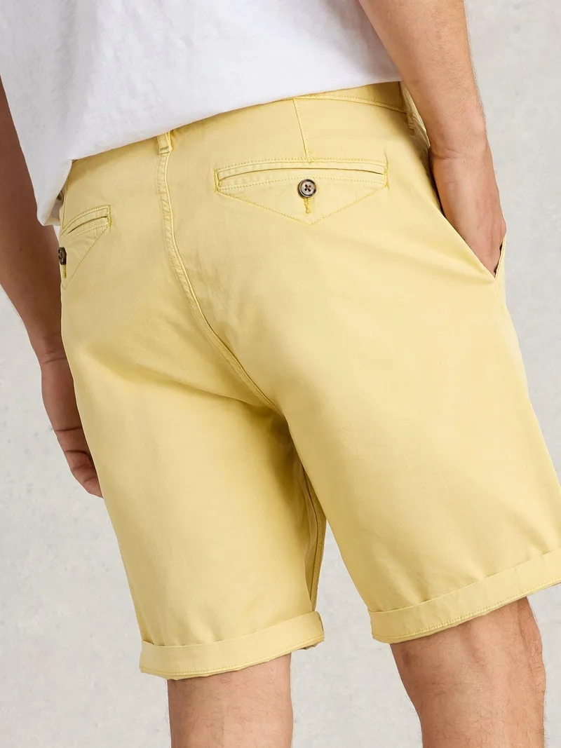 White Stuff Chino-Shorts aus Bio-Baumwolle - 36/R, Gelb, – Produktbild 4 von 4