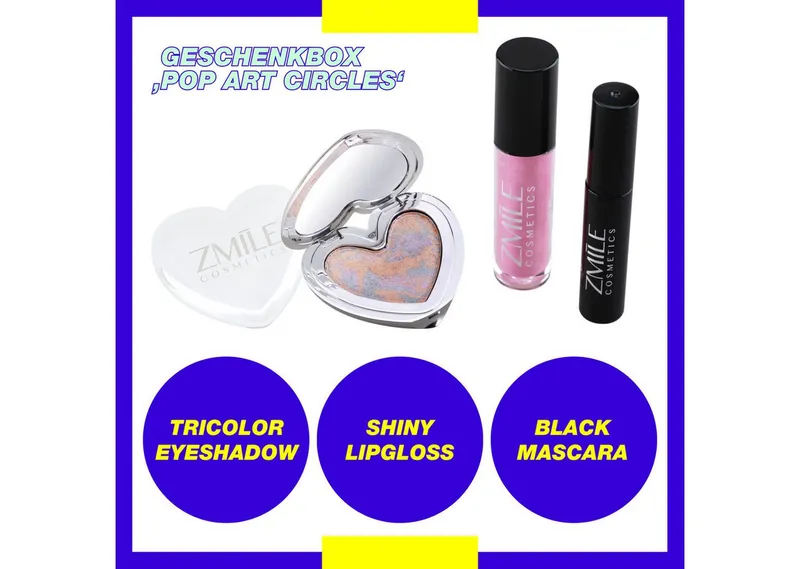 ZMILE COSMETICS Schmink-Set Pop Art Circles - vegane Kosmetik, 3-tlg. – Produktbild 4 von 4