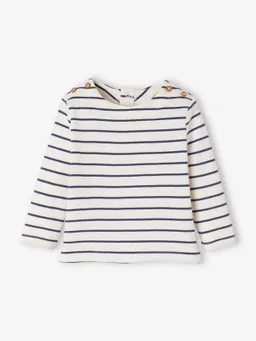 Vertbaudet Baby Ringelshirt mit langen Ärmeln – Produktbild 1 von 1