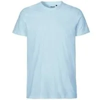 Neutral Neutral® Unisex T-Shirt Fitted Körpernah von Neutral Bio Baumwolle, Hellblau, – Produktbild 1 von 2