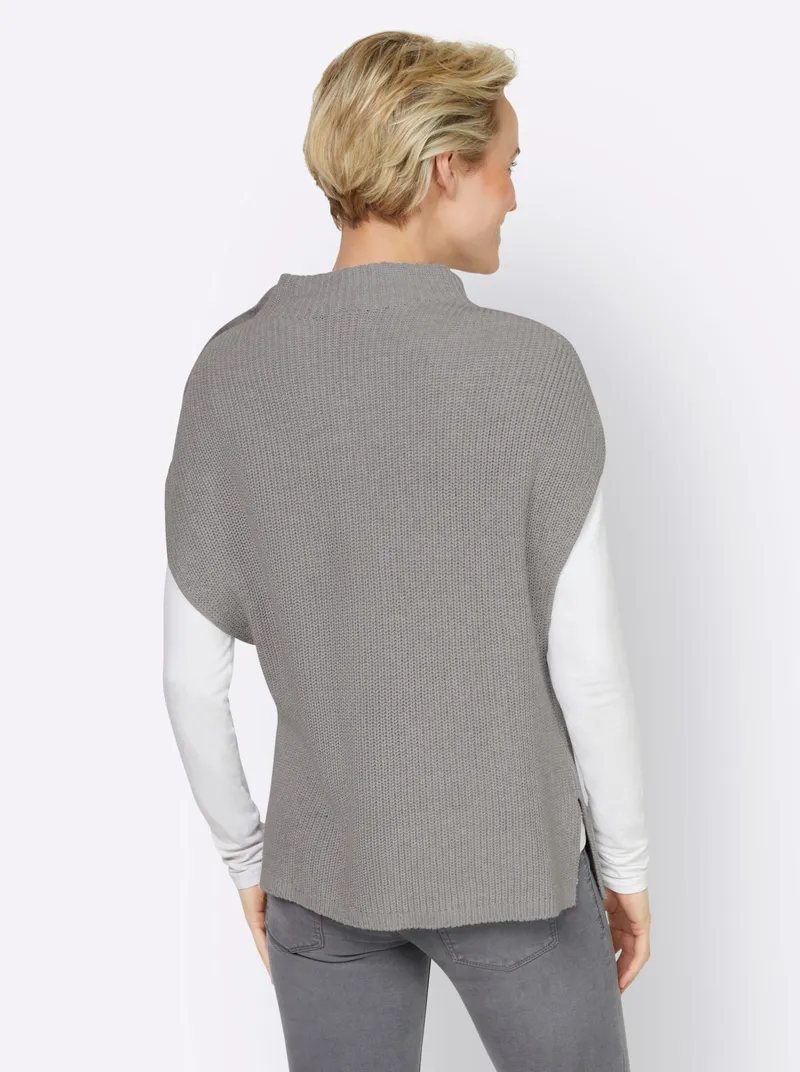 heine Pullunder grau-meliert, Grau-meliert, – Produktbild 1 von 2