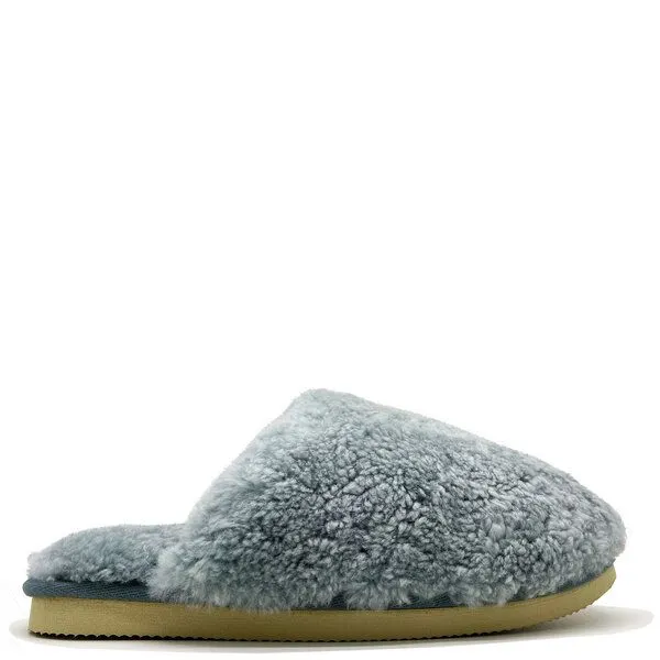 thies Pantoffel aus Schaffell "thies Fluffy Shearling", Ice, – Produktbild 1 von 4