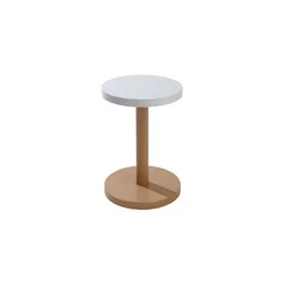 Design Letters STORD 3-in-1 Beistelltisch – Klein, Beige/Eisblau – Produktbild 1 von 1