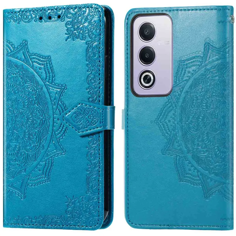 imoshion imoshion Mandala Klapphülle für das Oppo A40 (4G) / Oppo A40M (4G) / Oppo A60 (5G), Türkis, – Produktbild 1 von 1