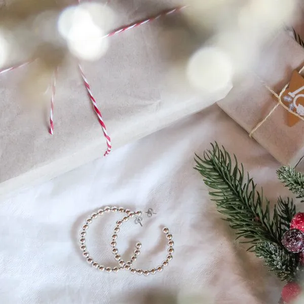 pakilia pakilia Silber Ohrringe Kugeln Fair-Trade und handmade – Produktbild 4 von 4