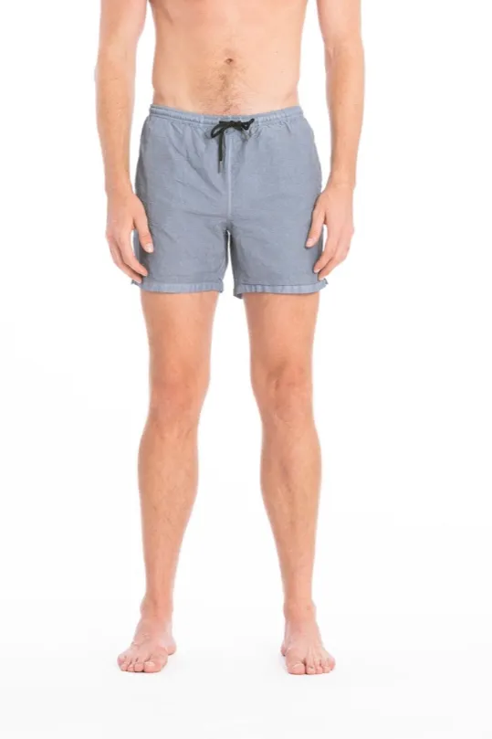 RAVENS VIEW IBIZA RAVENS VIEW IBIZA Herren vegan Badeshorts Rio Verblasstes Blau, Blau, – Produktbild 2 von 2