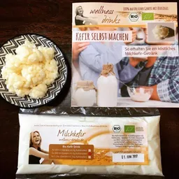 Wellness-Drinks Kefir - Komplettpaket für 1 Liter: Bio Milchkefir mit Zubehör – Produktbild 1 von 1