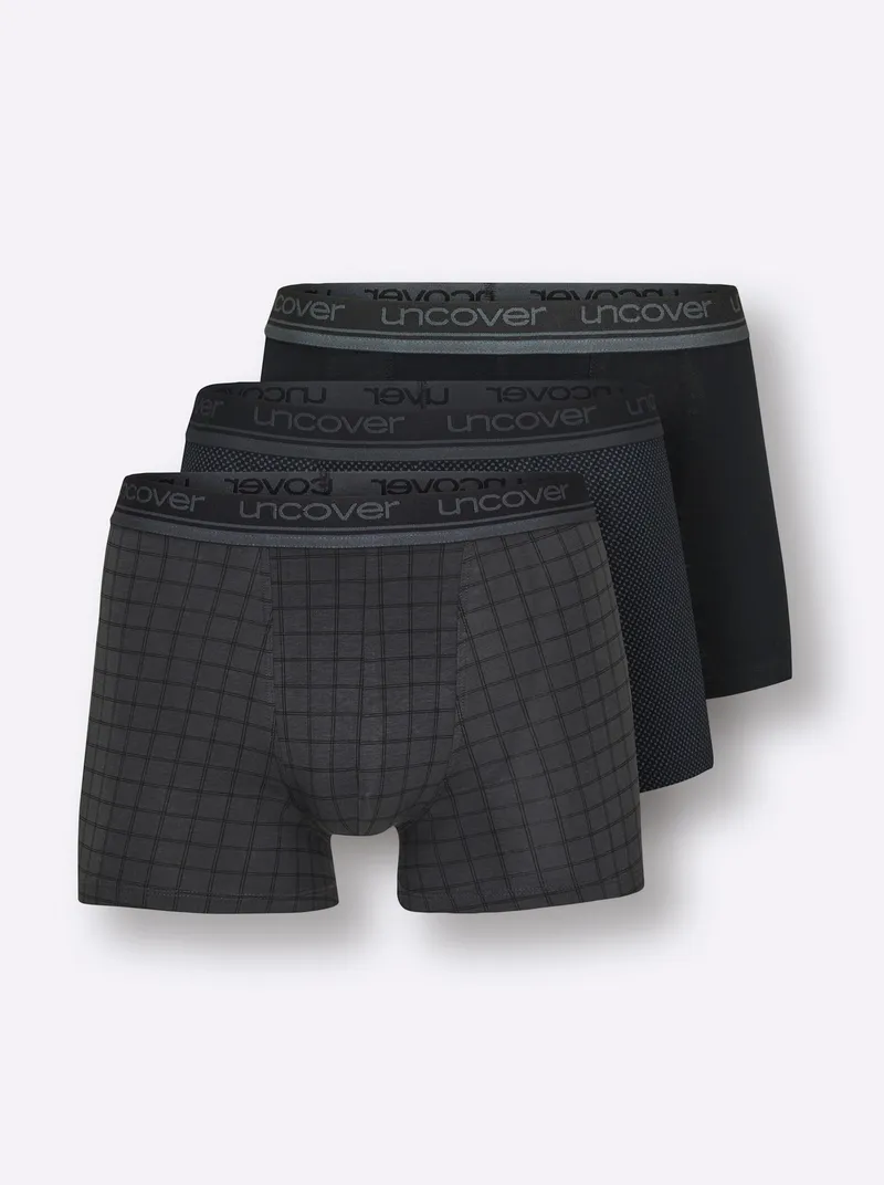 Schiesser Pants schwarz-anthrazit, Schwarz-anthrazit, – Produktbild 1 von 3