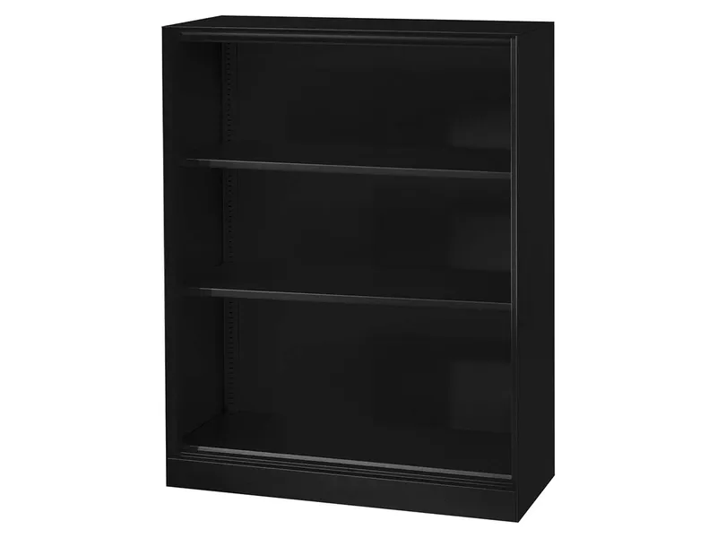 Regal "CONTACT", Höhe 131 cm (BxT) 100 x 43,5, Schwarz, – Produktbild 1 von 1