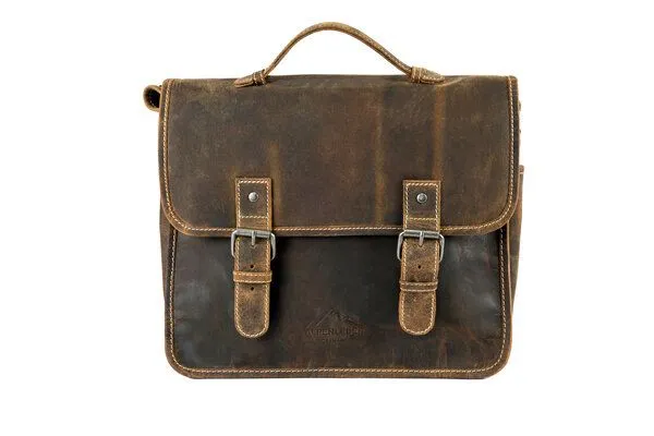 Alpenleder Alpenleder Kameratasche REPORTER, Old havanna, – Produktbild 2 von 3