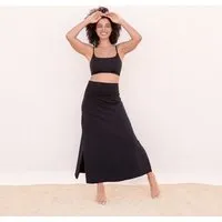 Jaya Jaya TILLY - Damen - Croptop/Bra aus TENCEL Lyocell/Biobaumwoll-Mix, Black/schwarz, – Produktbild 1 von 1
